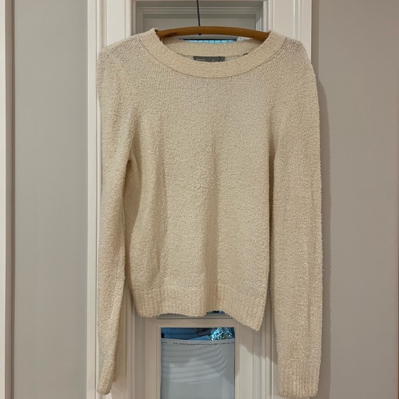 Vince Pebbled Cotton Crew Sweater - Picture 4 of 7